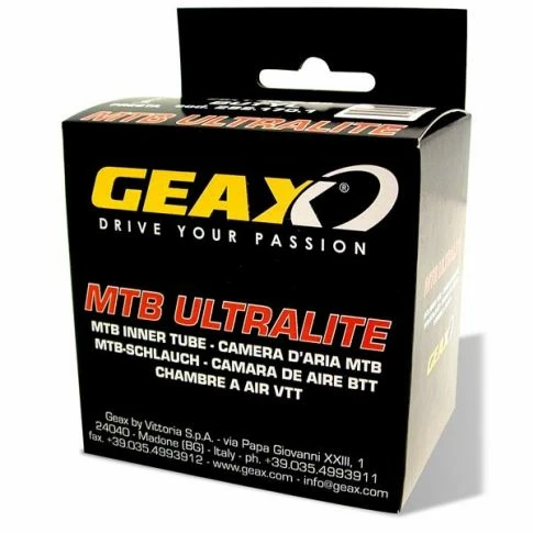 Geax Ultralite MTB Binnenband-Zwart-26x1.10-1.50 1 Geax Ultralite MTB Binnenband-Zwart-26x1.10-1.50