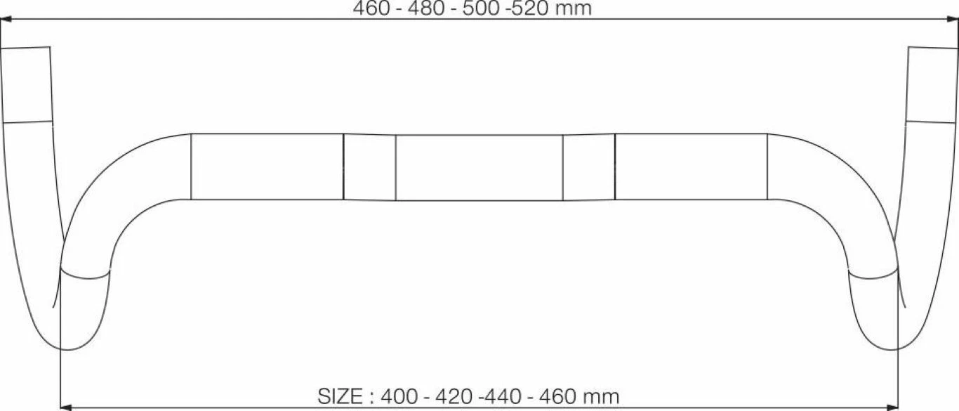 DEDACCIAI Deda Gravel100 Stuurbocht 8 DEDACCIAI Deda Gravel100 Stuurbocht - Afbeelding 8