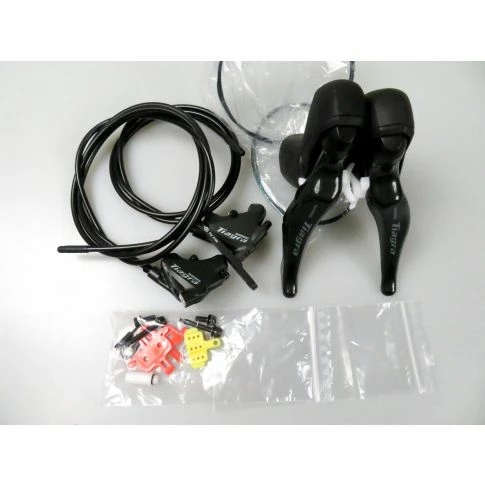 Shimano Tiagra R4725 Disc Shifterset Incl. Remklauwen 1 Shimano Tiagra R4725 Disc Shifterset Incl. Remklauwen