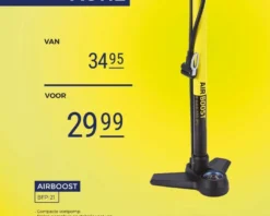 BBB BFP-21 AirBoost Voetpomp